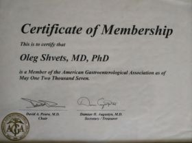 Швець Олег Віталійович (сертификат 1)