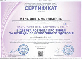 Сертификат 17 - Малая Я. Н.