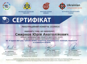 Смирнов Юрий Анатольевич - Сертификат 13