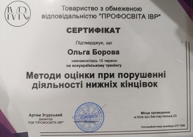 порушення діяльності нижніх кінцівок нарушения  нижних конечностей