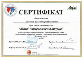 Сертификат (Счастный В.М.)
