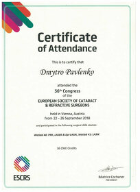 	Сертифікат Павленко Дмитро Олександрович